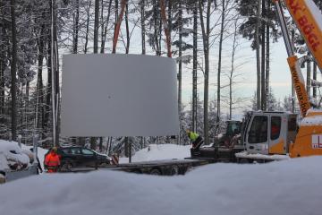 Anlieferung Turmringe Bürgerwindpark Südliche Ortenau